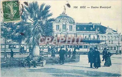 Cartes postales Nice Casino Municipal Tramway