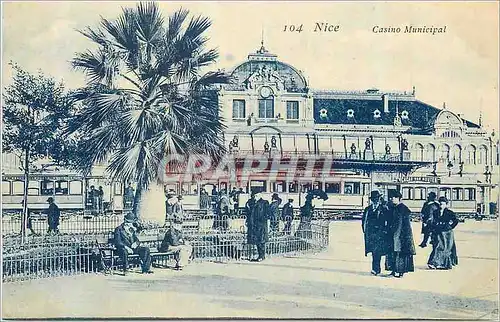 Cartes postales Nice Casino Municipal Tramway