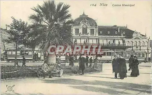 Cartes postales Nice Casino Municipal Tramway