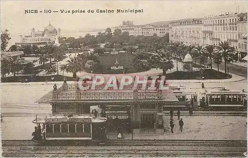 Ansichtskarte AK Nice Vue prise du Casino Municipal Tramway