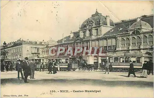 Cartes postales Nice Casino Municipal Tramway