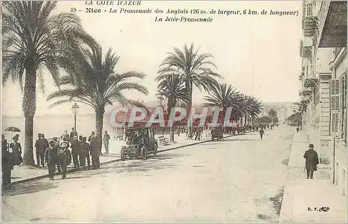 Ansichtskarte AK Nice la Promenade des Anglais la Cote d'Azur Automobile