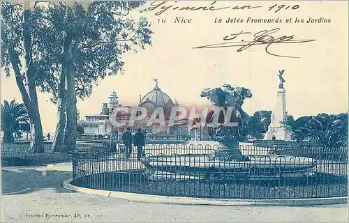 Cartes postales Nice la Jetee Promenade et les Jardins