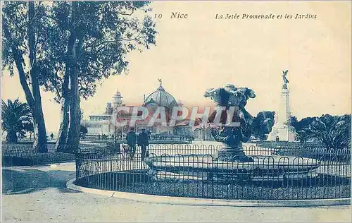 Cartes postales Nice la Jetee Promenade et les Jardins