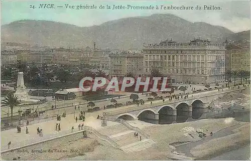 Cartes postales Nice Vue Generale de la Jetee Promenade a l'Embouchure du Paillon