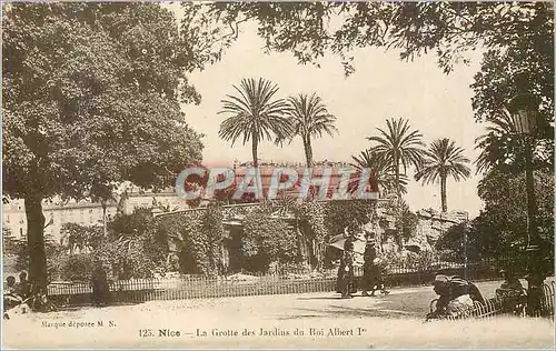 Ansichtskarte AK Nice la Grotte des Jardins du Roi Albert Ier