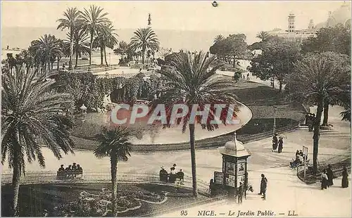 Cartes postales Nice le Jardin Public