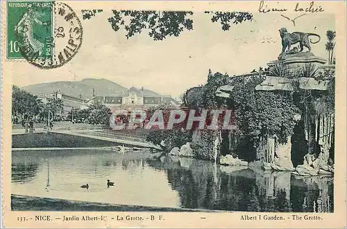 Cartes postales Nice Jardin Albert Ier la Grotte