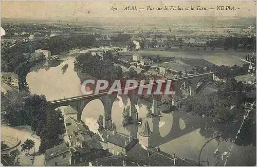 Cartes postales Albi Vue sur le Viaduc et le Tarn