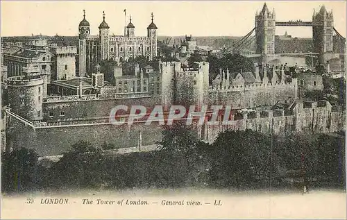 Cartes postales London the Tower of London