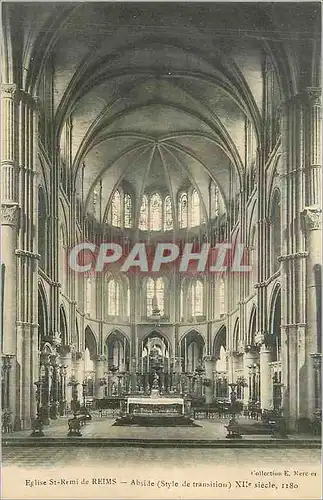 Ansichtskarte AK Eglise St Remi de Reims Abside (Style de Transition) XIIe Siecle