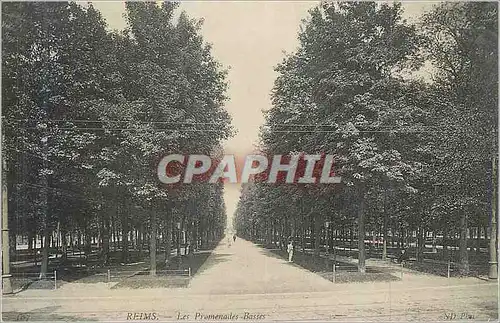 Cartes postales Reims les Promenades Basses