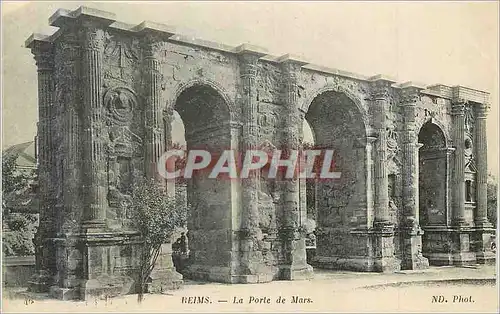 Ansichtskarte AK Reims la Porte de Mars