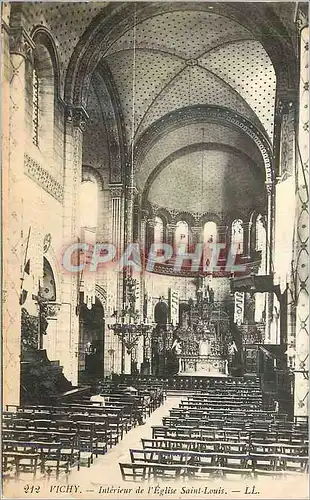 Cartes postales Vichy Interieur de l'Eglise Saint Louis