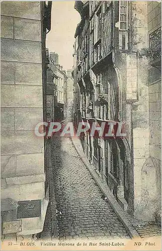 Cartes postales Blois Vieilles Maisons de la Rue Saint Lubin