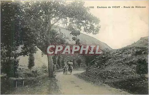 Cartes postales Environs de Vichy Route de Malavaux
