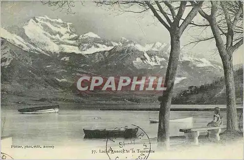 Cartes postales Lac d'Annecy et la Tournette