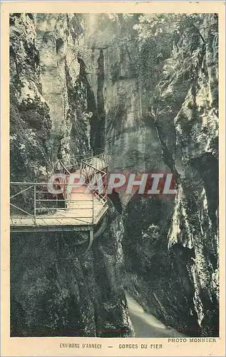 Cartes postales Environs d'Annecy Gorges du Fier
