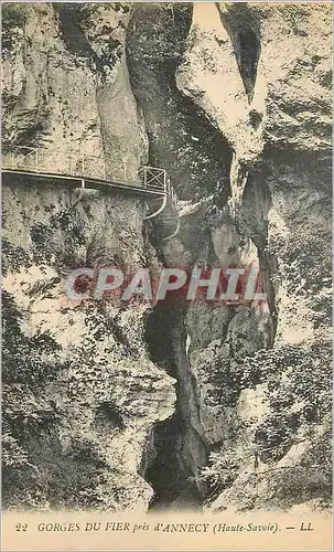 Cartes postales Gorges du Fier pres d'Annecy (Haute Savoie)