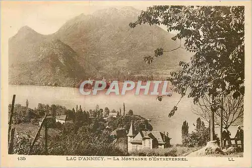 Cartes postales Lac d'Annecy La Montagne d'Entrevernes