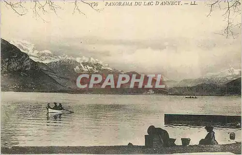 Cartes postales Panorama du Lac d'Annecy