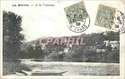 Cartes postales La Marne a la Varenne