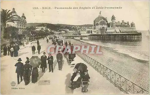 Cartes postales Nice Promenade des Anglais et Jetee Promenade