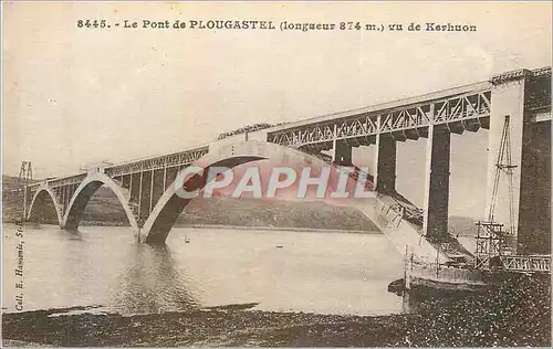Cartes postales Le Pont de Plougastel (Longueur 874 m) vu de Kerhuon