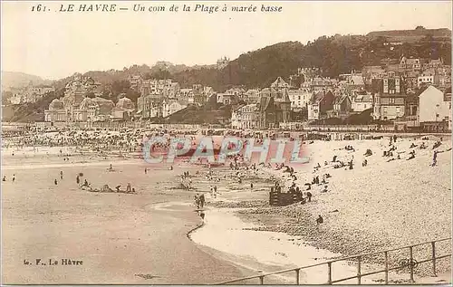 Ansichtskarte AK Le Havre un Coin de la Plage a Maree Basse