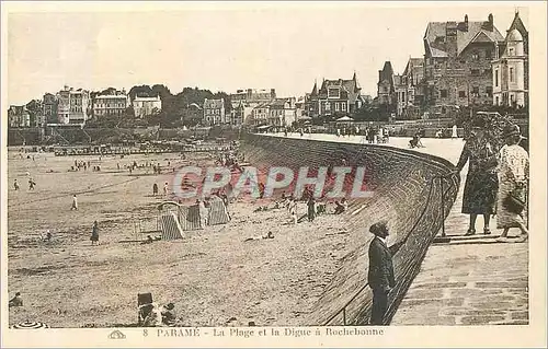 Ansichtskarte AK Parame La Plage et la Digue a Rochebonne