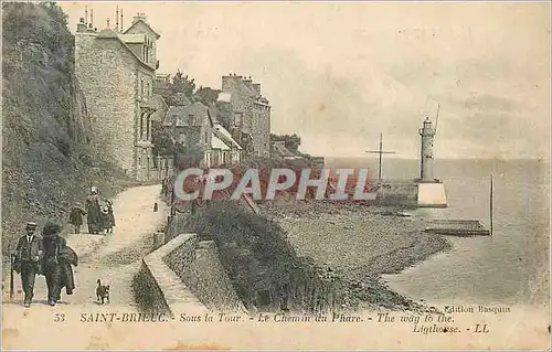 Cartes postales Saint Brieuc sous La Tour Le Chemin du Phare