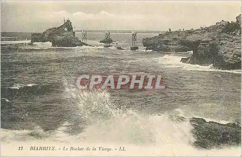 Cartes postales Biarritz Le Rocher de la Vierge