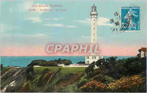 Ansichtskarte AK Biarritz Les Basses Pyrenees Le Phare