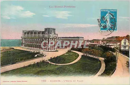 Cartes postales Biarritz Les Basses Pyrenees L'Hotel du Palais