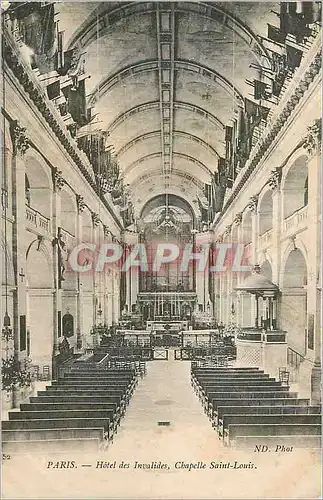 Cartes postales Paris Hotel des Invalides Chapelle Saint Louis