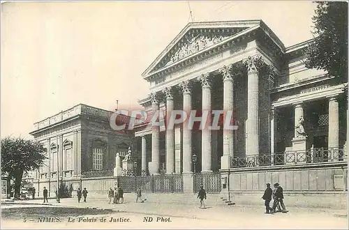 Cartes postales Nimes Le Palais de Justice