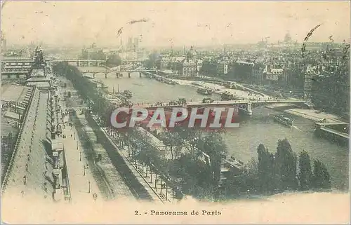 Cartes postales Panorama de Paris