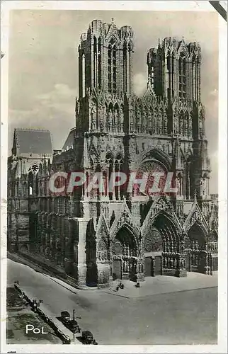 Moderne Karte Reims la Cathedrale la Ville Renaissance