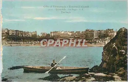 Cartes postales Cote d'Emeraude Dinard la Plage Canoe