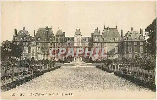 Cartes postales le Chateau (Cote du Parc) Eu