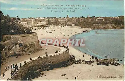 Ansichtskarte AK Cote d'Emeraude Dinard Vue generale de la plage