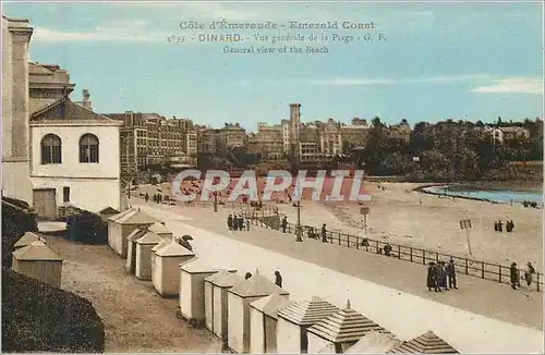 Cartes postales Cote d'Emeraude Dinard Vue generale de la plage