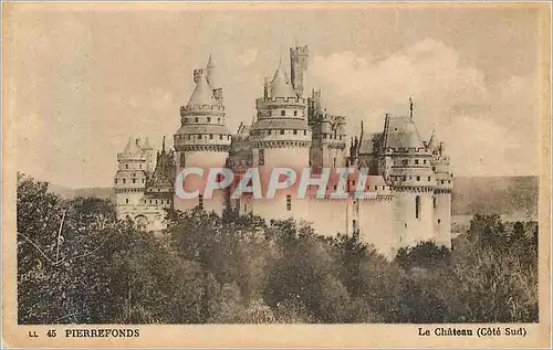 Cartes postales Pierrefonds le Chateau (Cote Sud)
