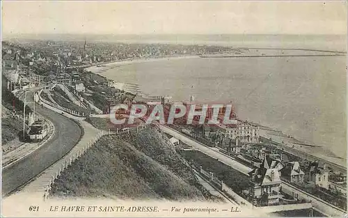 Ansichtskarte AK le Havre et Sainte Adresse Vue Panoramique