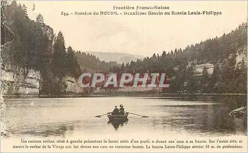 Ansichtskarte AK Bassins de Doubs Deuxieme Bassin ou Bassin Louis Philippe