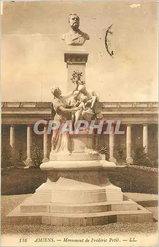 Ansichtskarte AK Amiens Monument de Frederic Petit