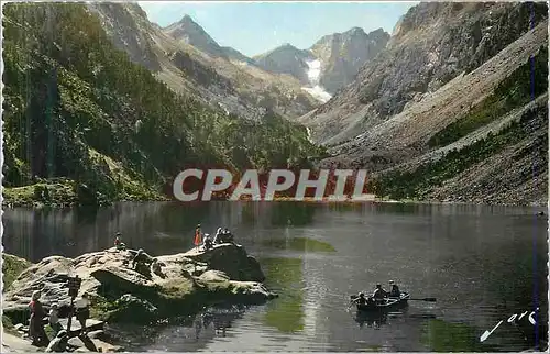 Cartes postales moderne Toute la France Cauterets (H P) Le Lac de Gaube Le Vignemale 3298 m