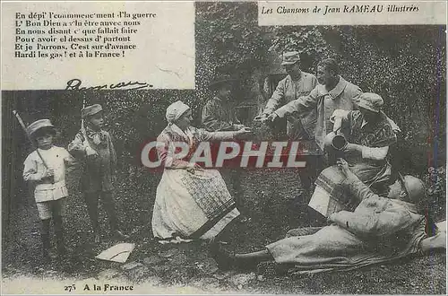 REPRO A la France Les Chansons de Jean Remeau Illustrees