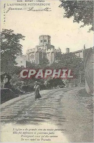 REPRO Royat L'Auvergne Pittoresque Eglise Saint Leger
