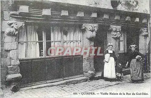 REPRO Quimper Vieille Maison de la Rue du Gue Odet